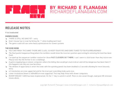 FRACT BETA BY RICHARD E FLANAGAN RICHARDEFLANAGAN.COM