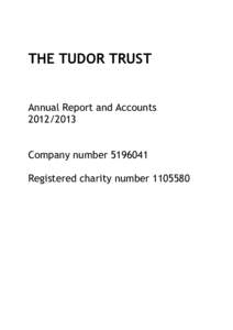 Incorporated English charity  - periods ending on or after 15 December 2010