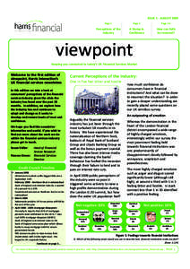 ISSUE 1 - AUGUST 2009 Page 1 Page 2  Page 2-3