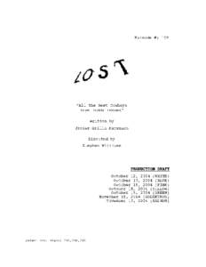 Lost ScriptAll the Best Cowboys Have Daddy Issues.fdr Script