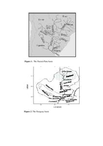 Figure 1. The Paraná-Plata basin  Figure 2: The Paraguay basin 14 Corrientes (Paraná River)