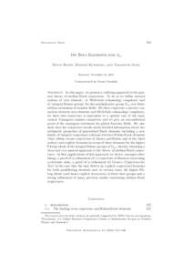555  Documenta Math. On Zeta Elements for Gm David Burns, Masato Kurihara, and Takamichi Sano