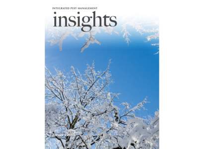 insights INTEGRATED PEST MANAGEMENT January 2015  Chapter 1