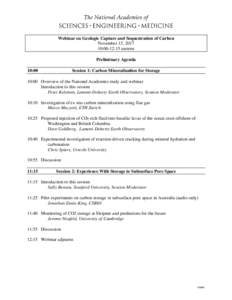 Microsoft Word - Geologic sequestration webinar agenda  (Nov 7 version pk).docx