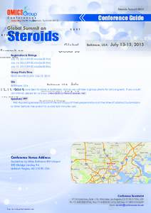 Steroids SummitConference Guide Global Summit on  Steroids