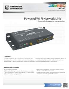 COMPONENTS  NL240 Wi-Fi Communications Peripheral