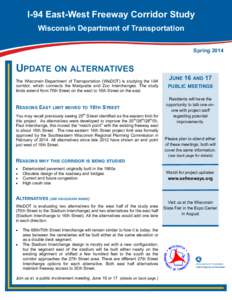 I-94 East West June 2014 newsletter