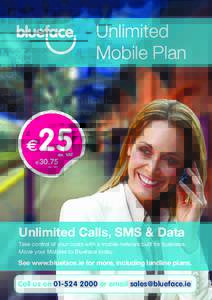 Unlimited Mobile Plan 25  €