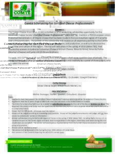15Comté Scholarship for Certified Cheese Professionals_Final