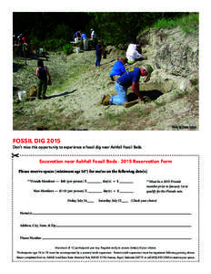 Photo by Shane Tucker  FOSSIL DIG 2015 Don’t miss this opportunity to experience a fossil dig near Ashfall Fossil Beds.  Excavation near Ashfall Fossil BedsReservation Form