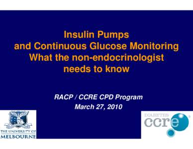 Evaluation of an Algorithm to Guide Patients with Type I Diabetes Treated with Insulin Pumps on How to Respond to Real-Time Continuous Glucose Levels- A Randomised Control Trial