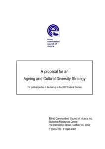 MULTI-CULLTURALLY AGED CARE STRATEGY