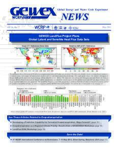Global Energy and Water Cycle Experiment  NEWS May 2011