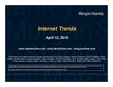 Morgan Stanley Internet Trends