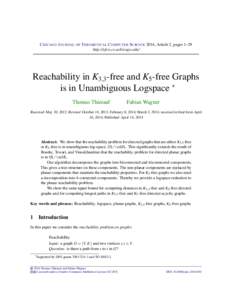Reachability in K3,3-free and K5-free Graphs is in Unambiguous Logspace