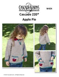 W424  Cascade 220® Apple Pie  © 2015 Cascade Yarns - All Rights Reserved.