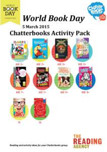World Book Day 5 March 2015 Chatterbooks Activity Pack  Reading and activity ideas for your Chatterbooks group