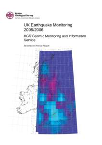 Seismology / Mechanics / Seismometer / Earthquake / Seismic risk / Earthquake engineering / Earthscope / Weston Observatory