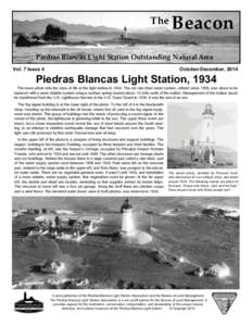 The  Beacon Piedras Blancas Light Station Outstanding Natural Area Vol. 7 Issue 4