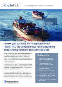 Risk management & sanctions compliance  Status: OK . Company Global Sanction List check	  .