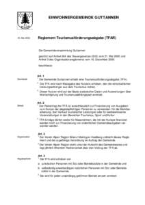 Microsoft Word - TFA Reglement.doc