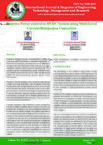 Electric power conversion / High-voltage direct current / HVDC converter station / Power electronics / Power inverter / Pulse-width modulation / HVDC converter / Dynamic voltage restoration