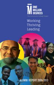 Working Thriving Leading ALUMNI REPORT
