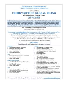 Microsoft Word - Global Filing Notice.doc