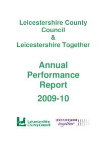 Leicestershire County council and Leicestershire Together