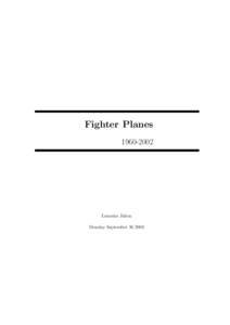 Fighter Planes[removed]