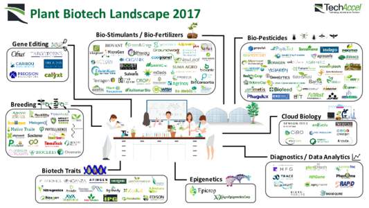 Plant Biotech Landscape 2017 Bio-Stimulants / Bio-Fertilizers Bio-Pesticides  Gene Editing