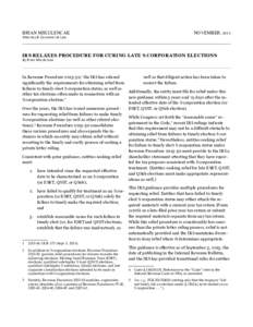 Taxation in the United States / Internal Revenue Service / S corporation / Private letter ruling / Tax return / Internal Revenue Code / Circular 230 / IRS targeting controversy / IRS penalties