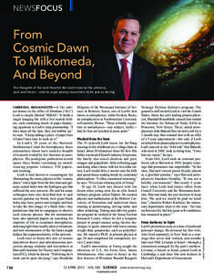 NEWSFOCUS  From Cosmic Dawn To Milkomeda, And Beyond