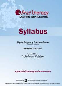 BriefTherapy2006Syllabus.qxd