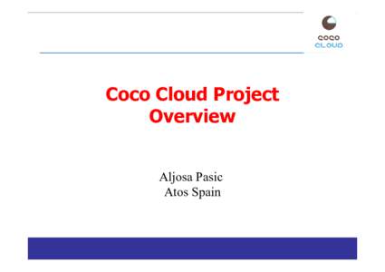 CoCo_Cloud Presentation DPSP cluster Napoli
