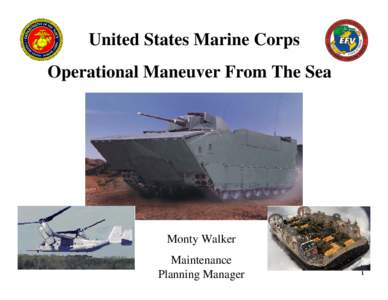 United States Marine Corps Operational Maneuver From The Sea