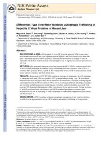 NIH Public Access Author Manuscript Gastroenterology. Author manuscript; available in PMC 2012 August 1. NIH-PA Author Manuscript