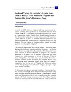 Virginia Policy Review  55 !