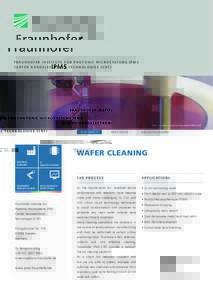 Food and drink / Semiconductor device fabrication / Wafer / KLA-Tencor / Fraunhofer Society