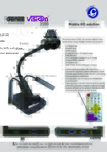 ®  3100 Mobile HD solution