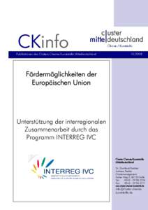 Microsoft Word - Interreg IVC_231008.doc