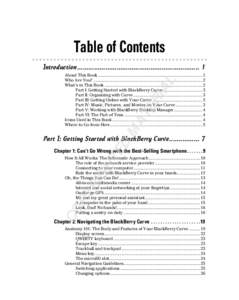 Table of Contents Introduction ................................................................. 1 MA  TE