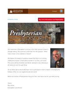The Presbyterian Disciple May 2015