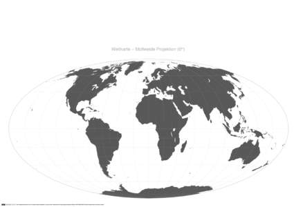 Weltkarte − Mollweide Projektion (0°)  2008 Aug 06 13:27:04 Diese Landkarte ist lizensiert unter der Creative Commons Attribution 3.0 License (http://creativecommons.org/licenses/by/3.0/deed.de). Bitte das WWW.MYGEO.I