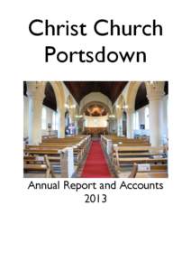 Christ Church Portsdown Annual Report and Accounts 2013