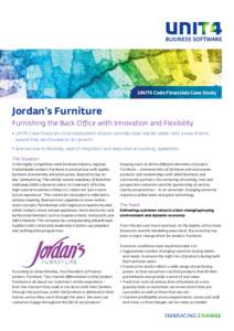 Jordan’s Furniture - Furnishing the Back Office with Innovation and Flexibility