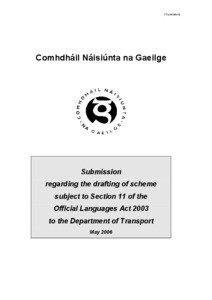 [Translation]  Comhdháil Náisiúnta na Gaeilge