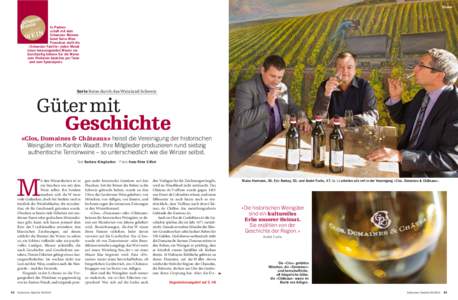Essen  In Partnerschaft mit dem Schweizer Weinverband Swiss Wine Promotion stellt die «Schweizer Familie» jeden Monat