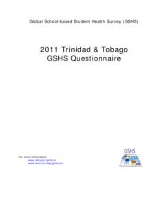 Microsoft Word[removed]Trinidad and Tobago GSHS Questionnaire.doc