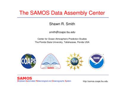 The SAMOS Data Assembly Center